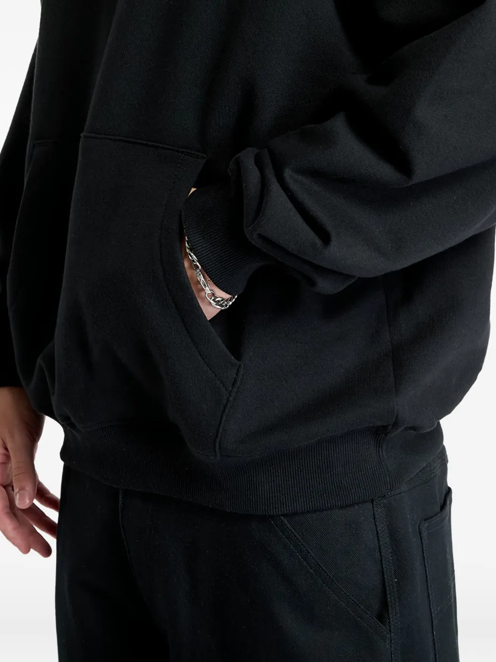 The North Face Hoodie met logoprint Zwart