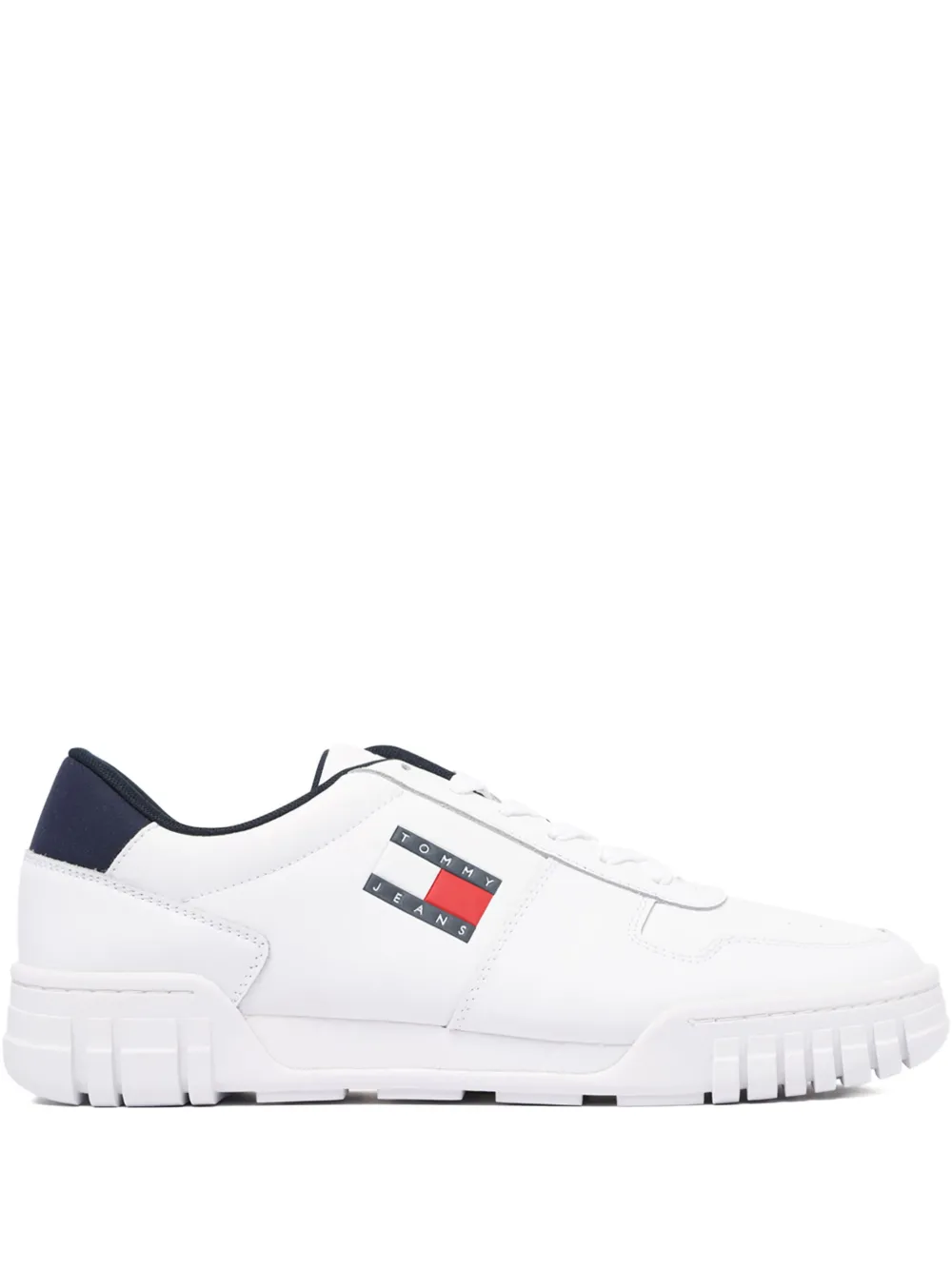 Tommy Jeans leather sneakers White