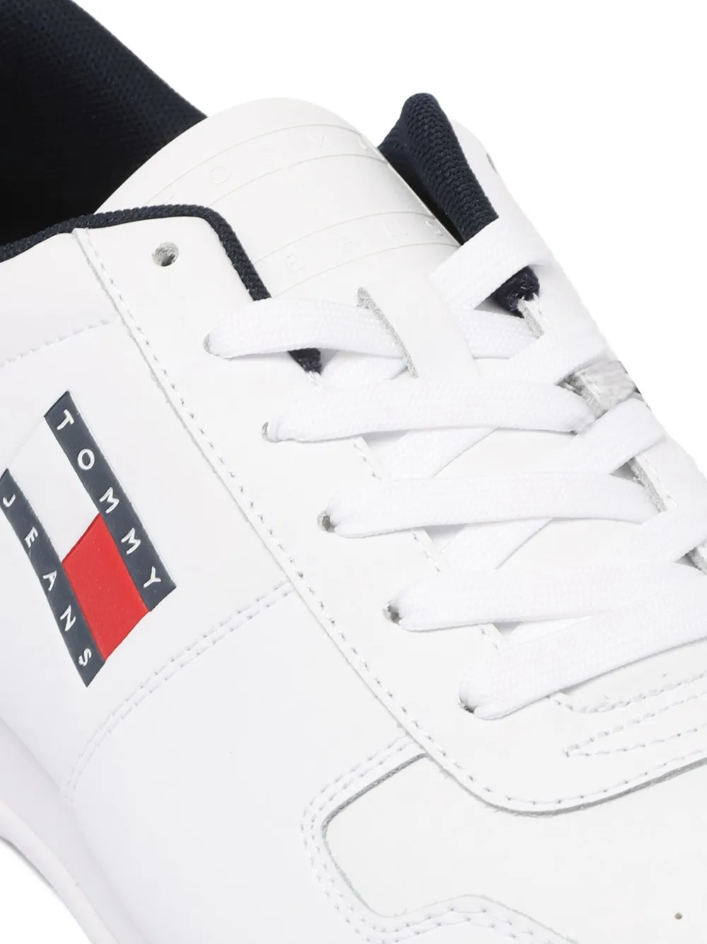 Tommy Jeans leather sneakers White