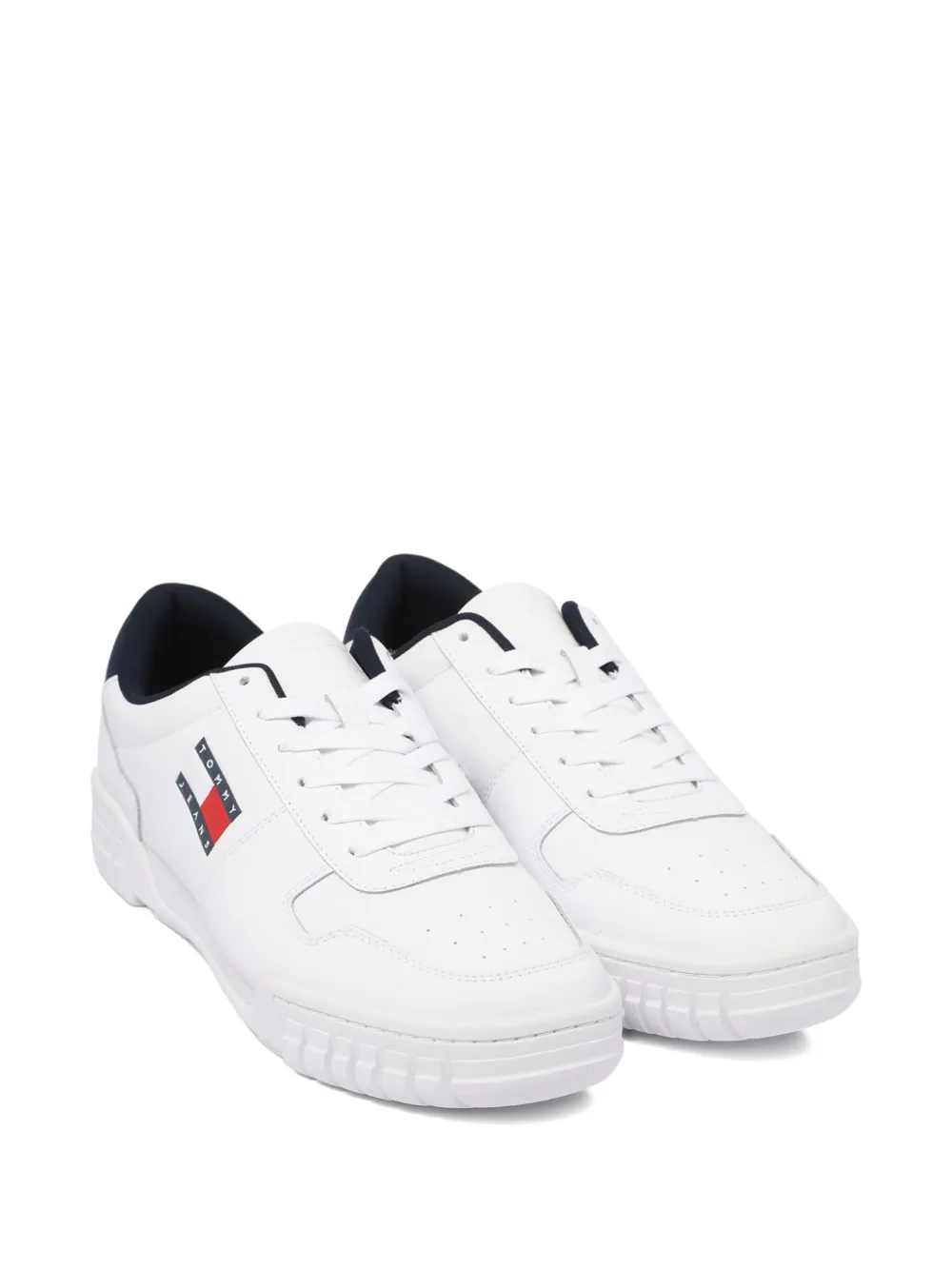 Tommy Jeans leather sneakers White