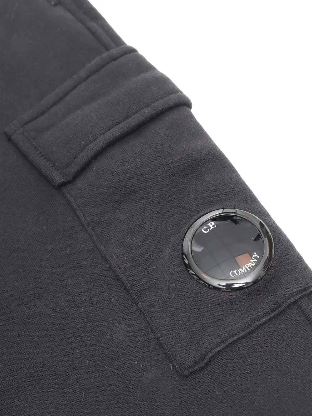 C.P. Company Kids Joggingbroek met Lens-detail Zwart