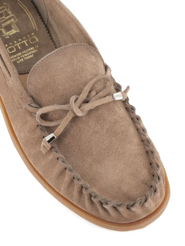 Alexander Hotto suede boat shoes