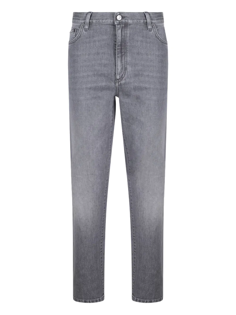 Zegna Jeans met logopatch Grijs
