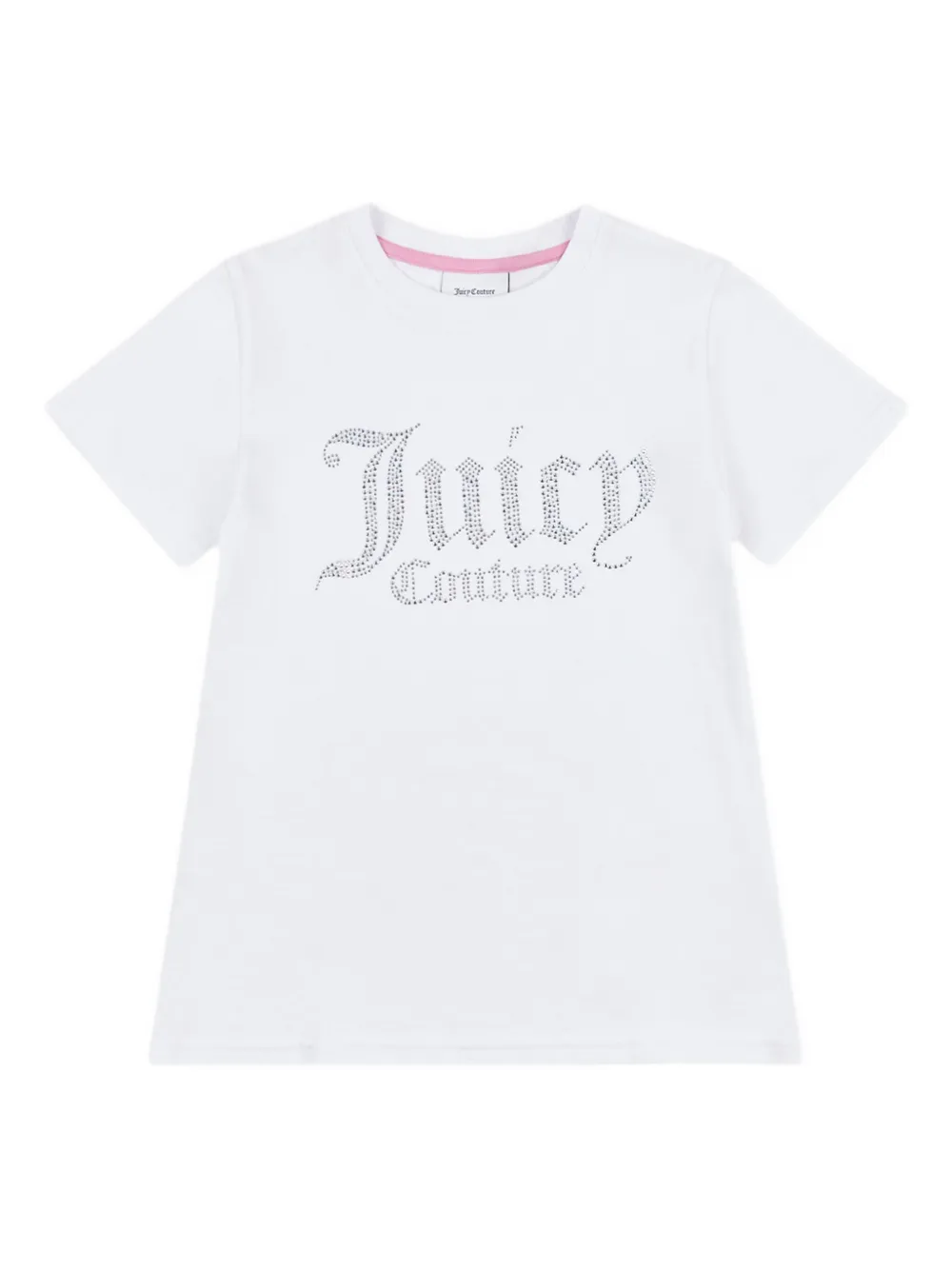 Juicy Couture Kids T-shirt met stras Wit