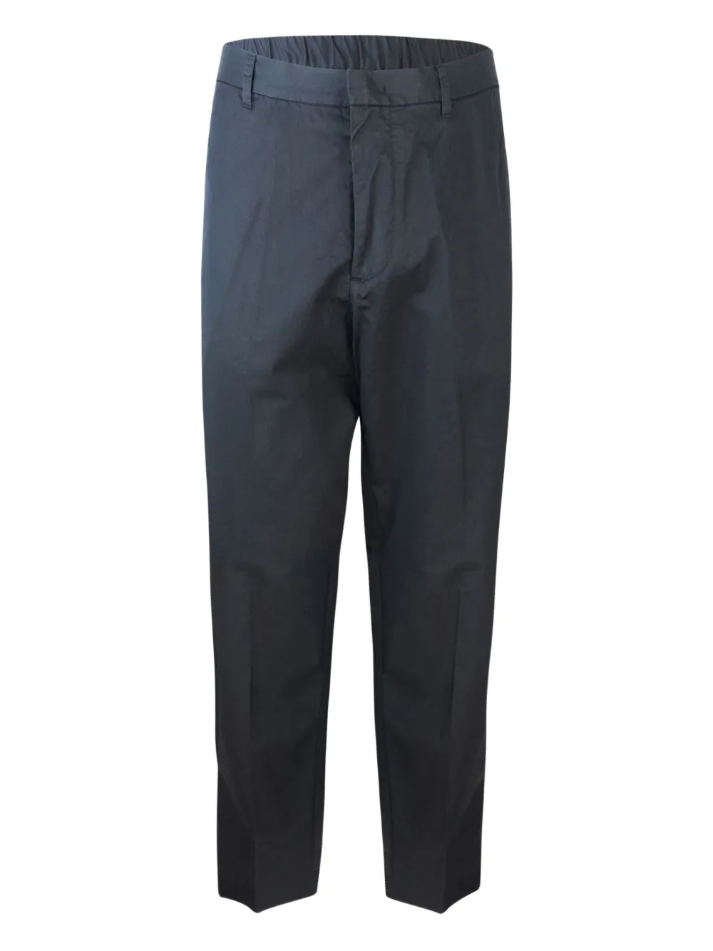 Emporio Armani Broek met elastische taille Zwart