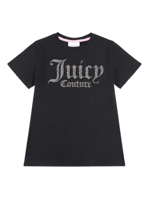 Juicy Couture Kids rhinestone-embellished cotton T-shirt