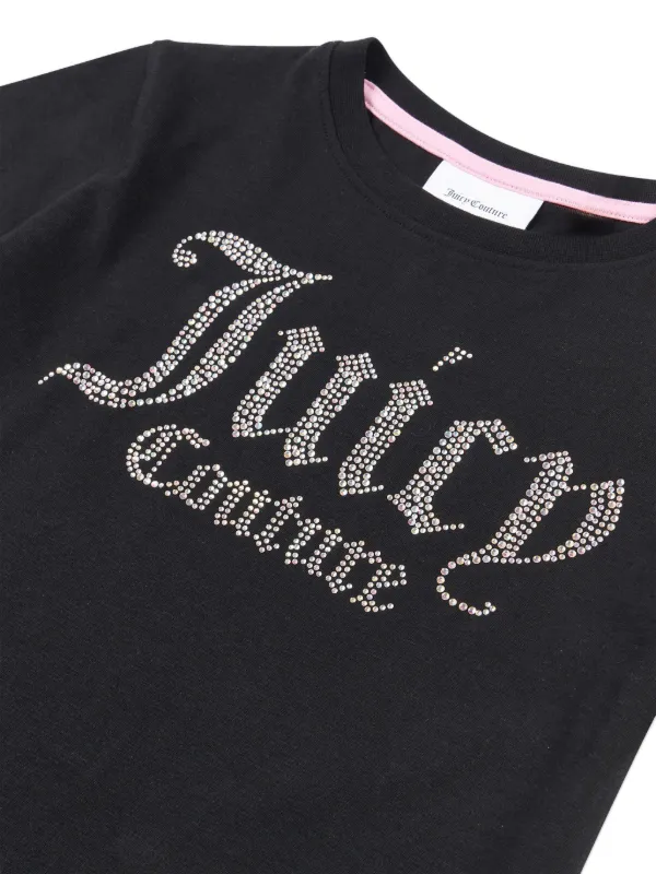 Juicy Couture Kids ラインストーン Tシャツ | ブラック | FARFETCH JP