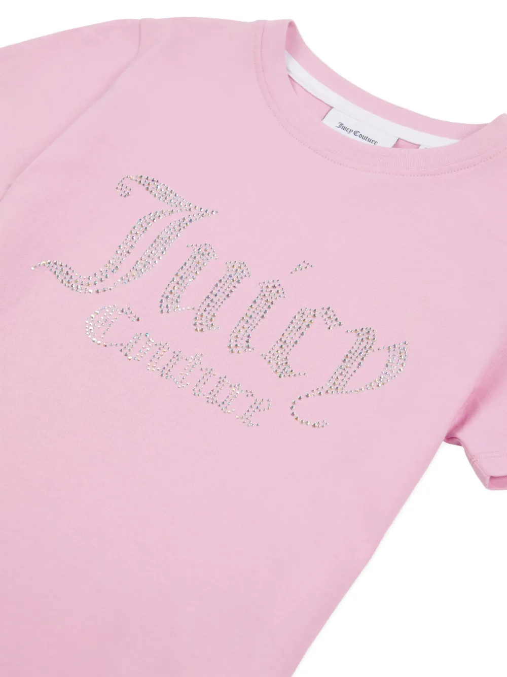 Juicy Couture Kids T-shirt met stras Roze