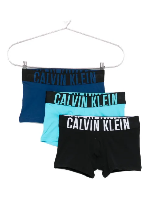 Calvin Klein Underwear طقم بوكسرات بخصر بشعار الماركة (3 قطع)