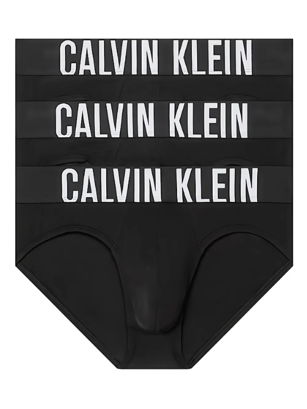 Calvin Klein Logo-waistband Briefs (pack Of Three)