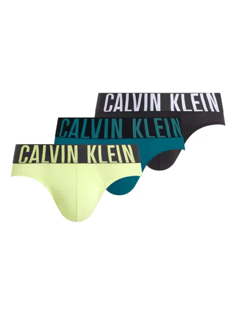 Calvin Klein logo-waistband briefs (pack of three)
