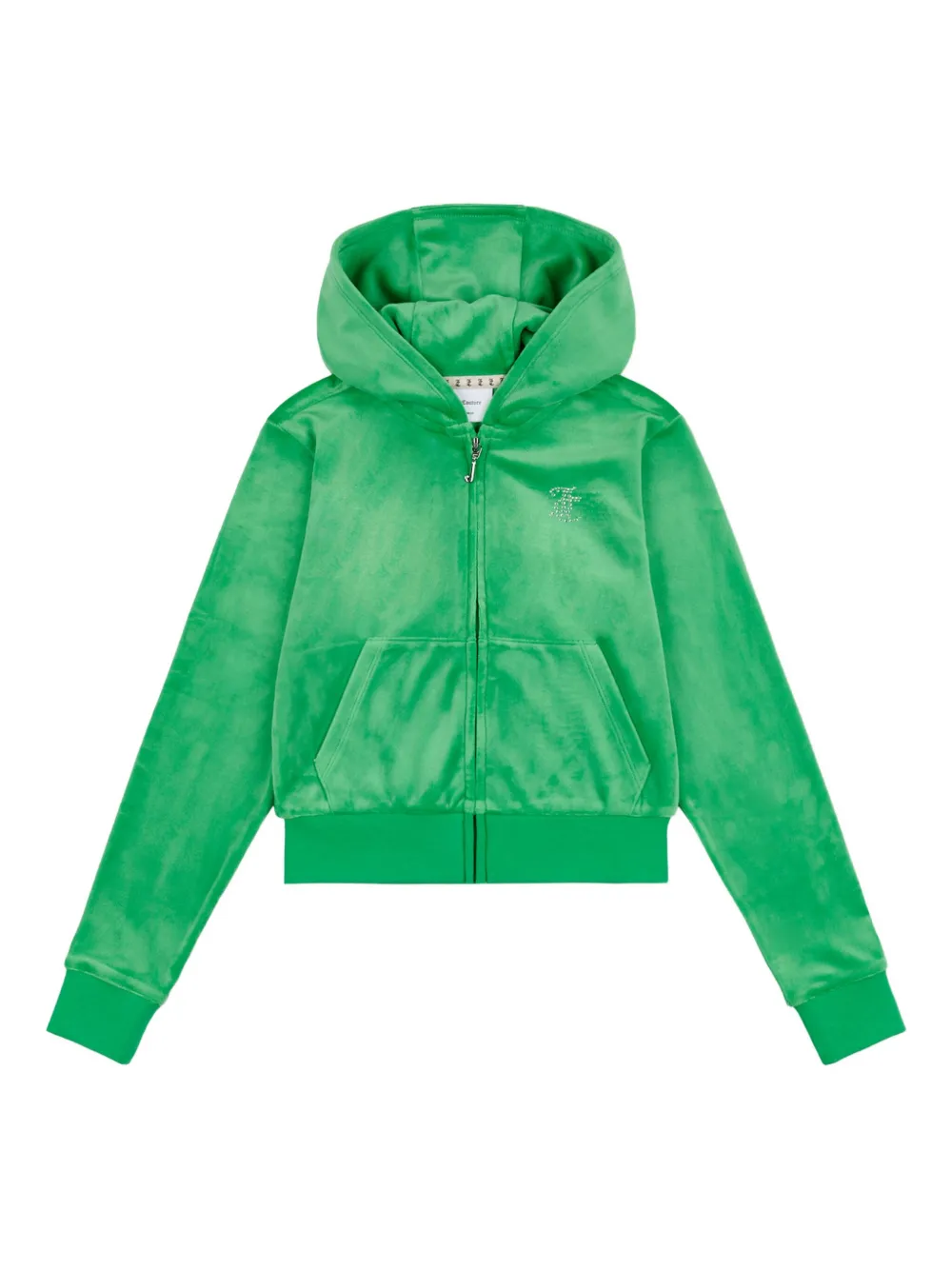 Juicy Couture Kids Hoodie verfraaid met stras Groen