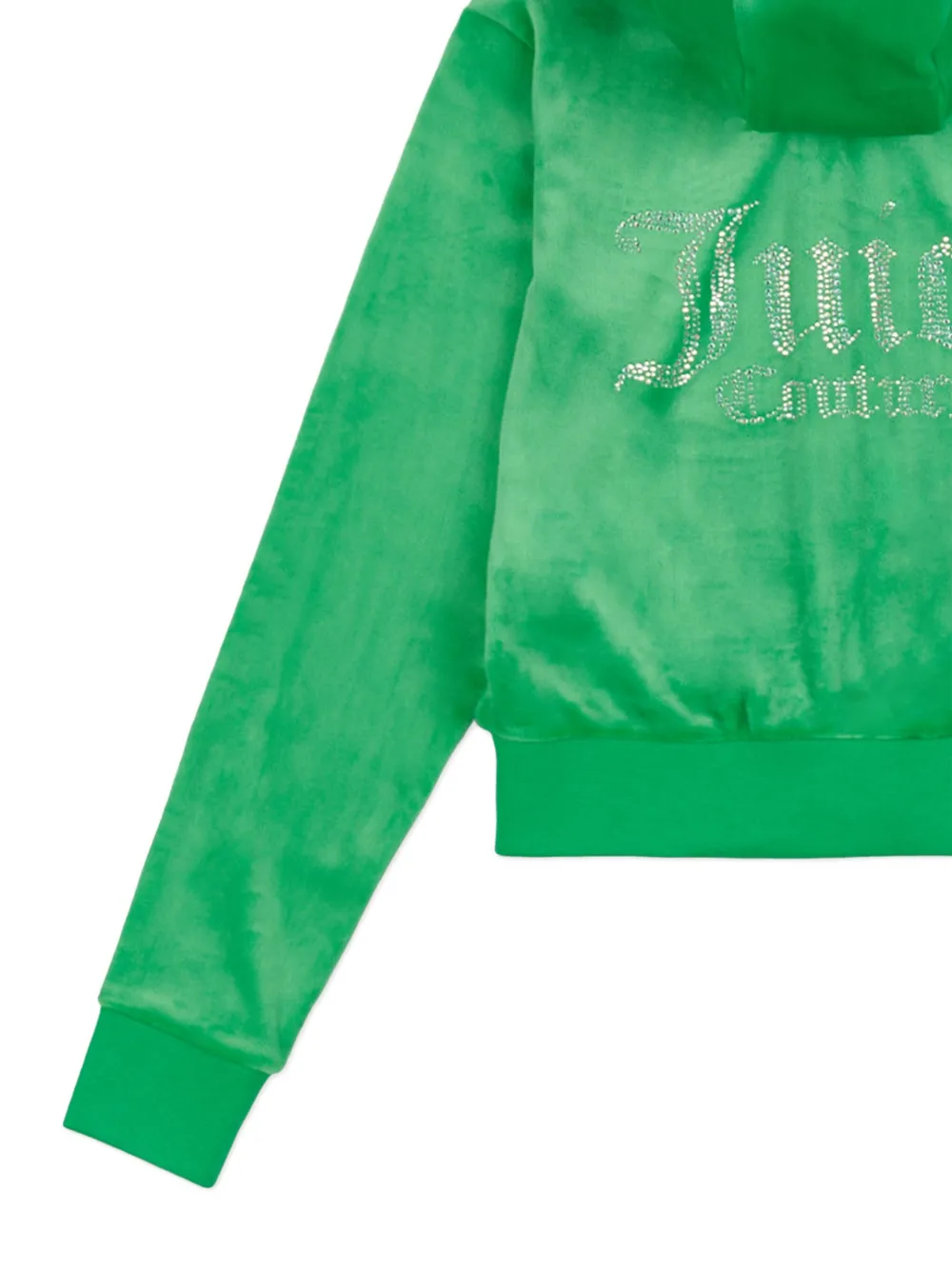 Juicy Couture Kids Hoodie verfraaid met stras Groen