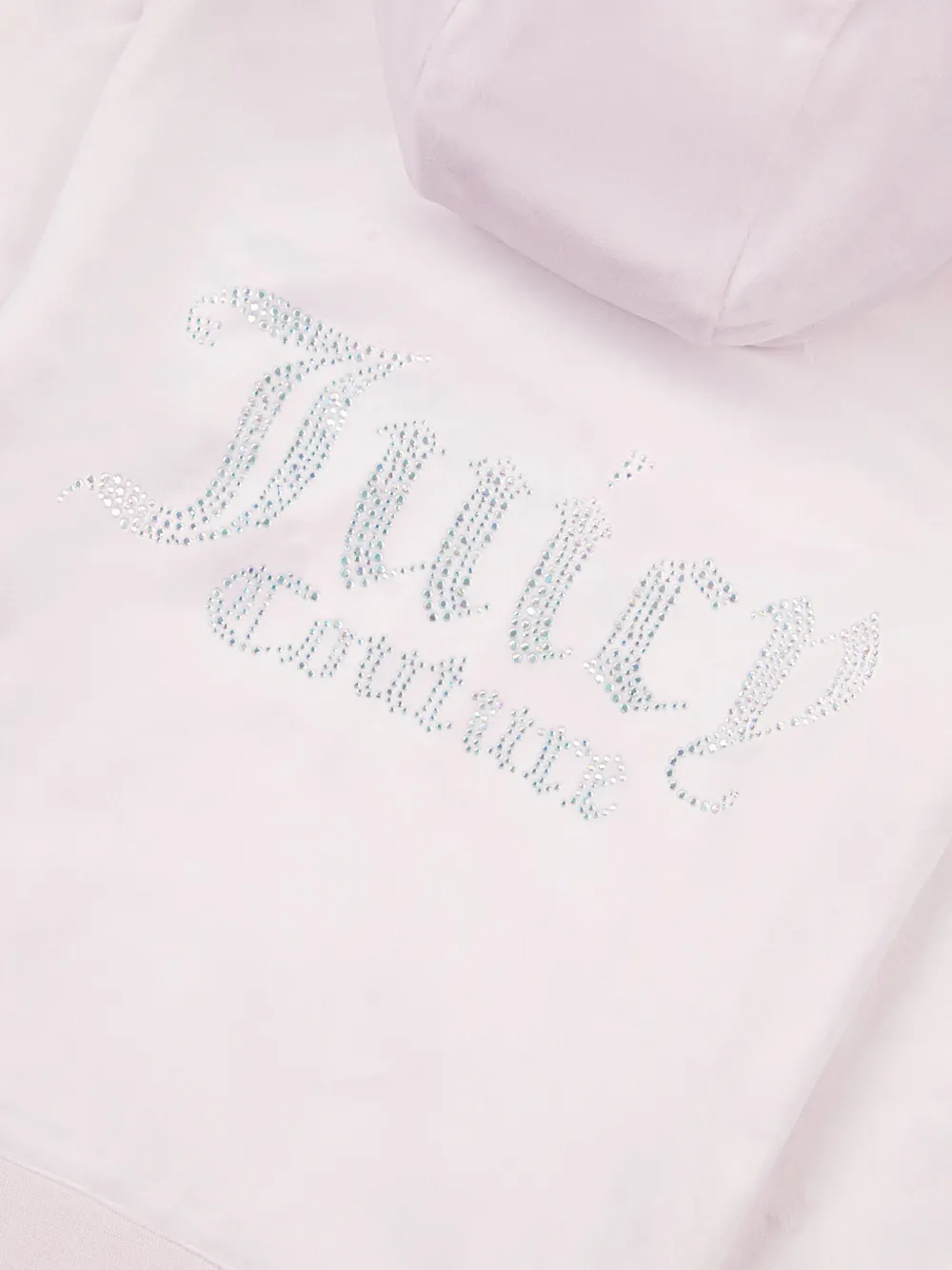 Juicy Couture Kids Hoodie verfraaid met stras Paars