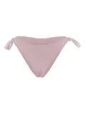 Fisico logo-patch bikini bottoms - Pink