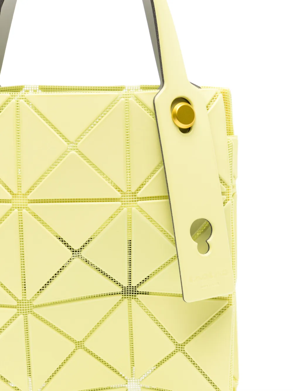 Bao Issey Miyake Carat mini-tas Geel