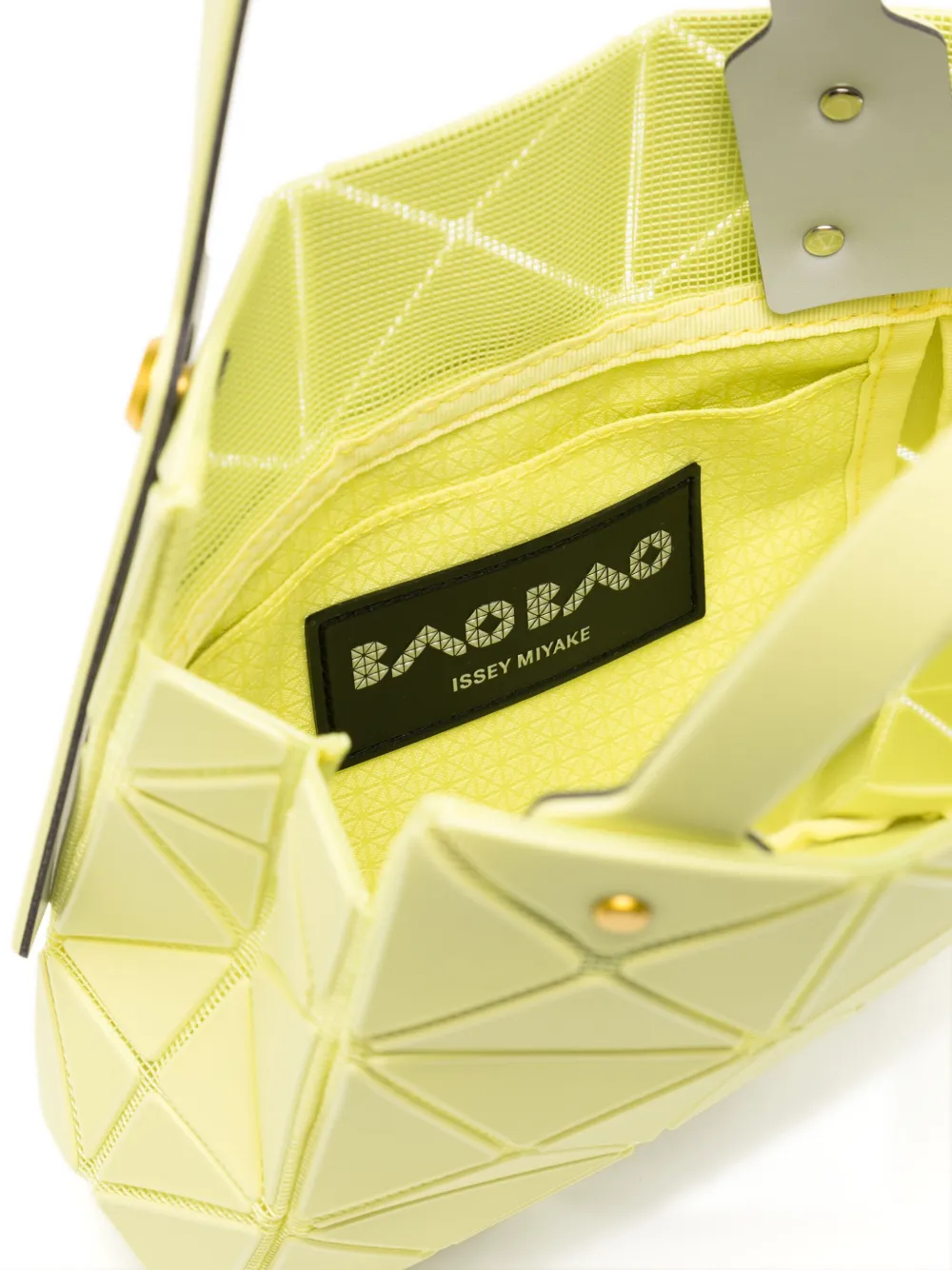 Bao Issey Miyake Carat mini-tas Geel