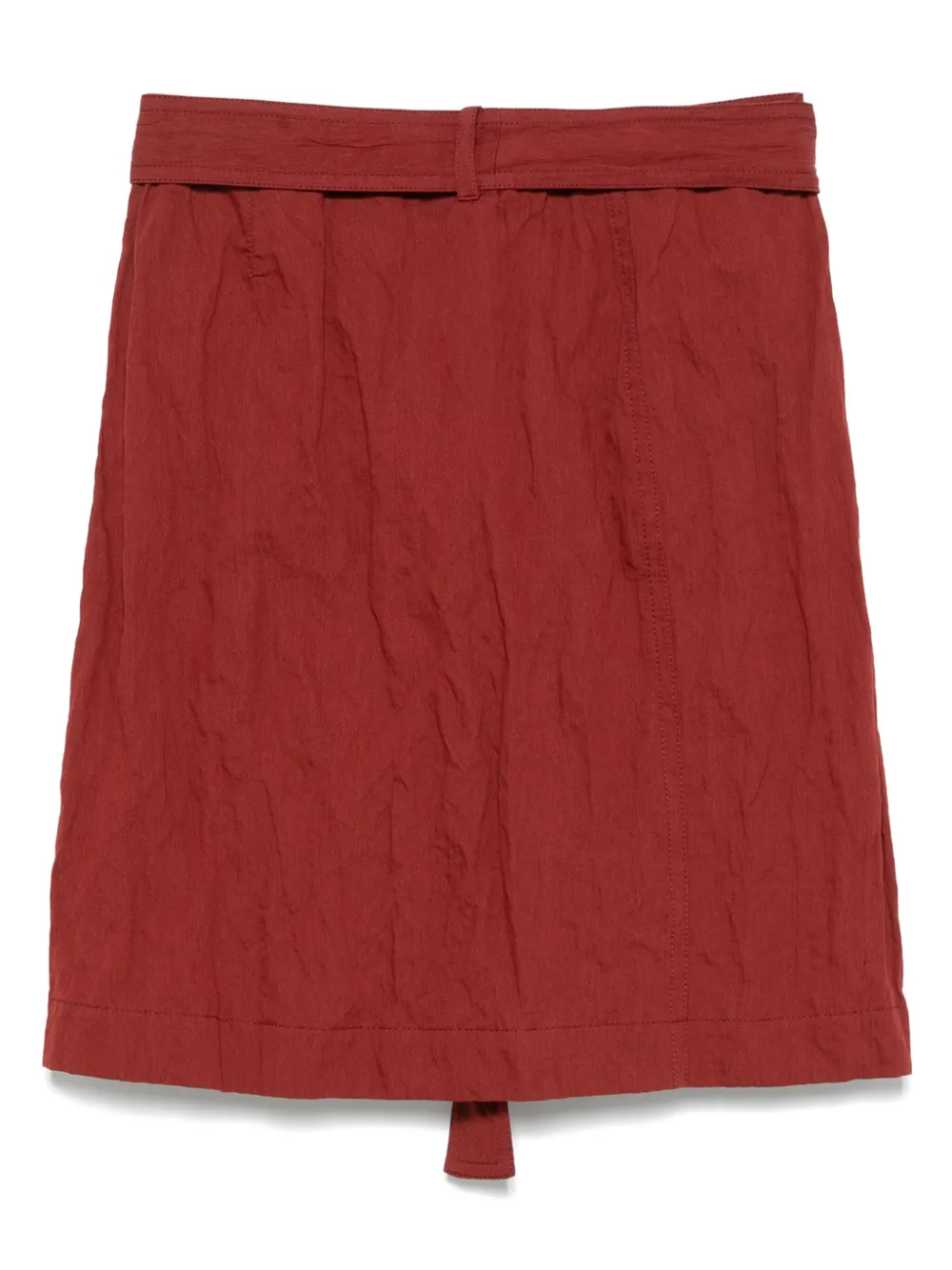 Ferragamo wrap mini skirt - Rood