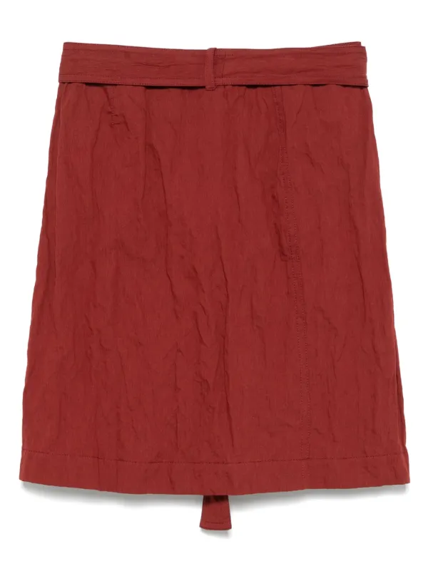 Ferragamo ラップ ミニスカート | レッド | FARFETCH JP