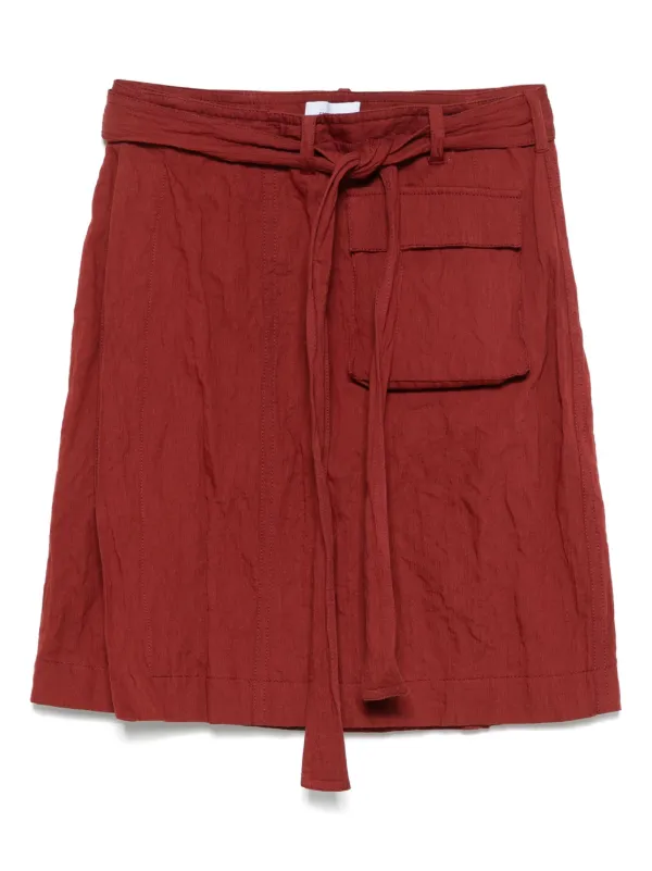 Ferragamo スカート Ferragamo ラップ ミニスカート | レッド | FARFETCH JP
