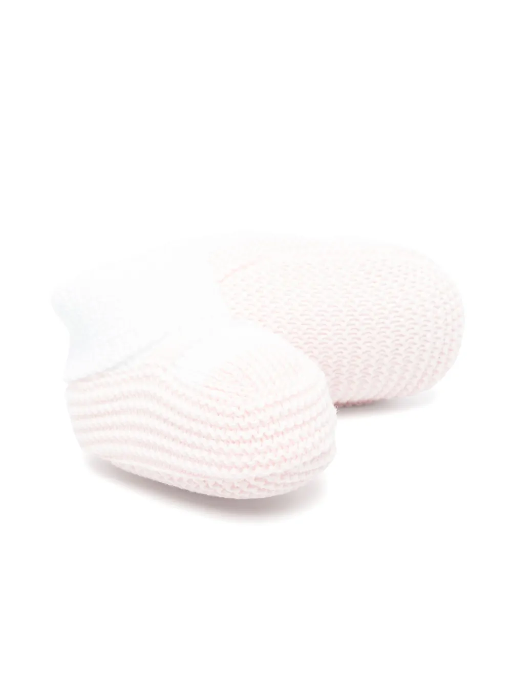 Little Bear knitted pre-walkers White