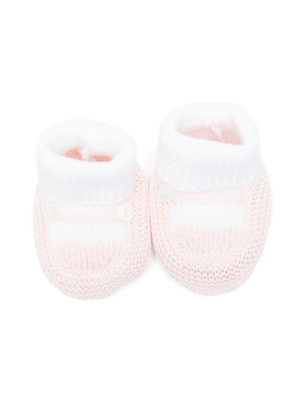 Little Bear knitted pre-walkers White