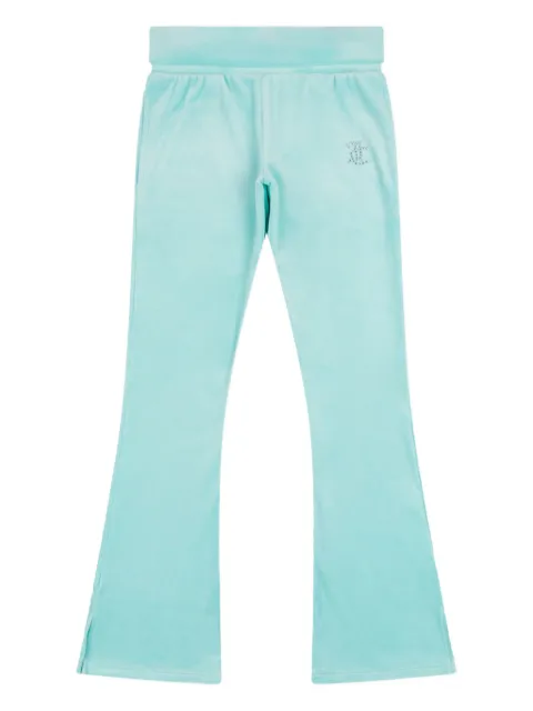 Juicy Couture Kids fold-over waist joggers