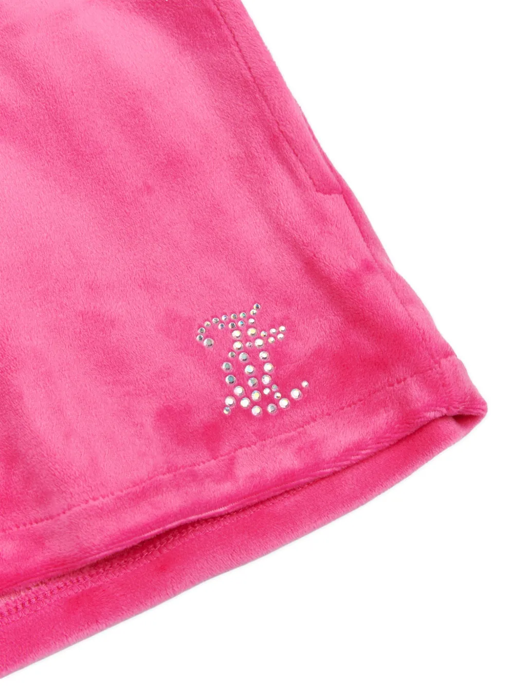 JUICY COUTURE LOGO-STUDDED SHORTS