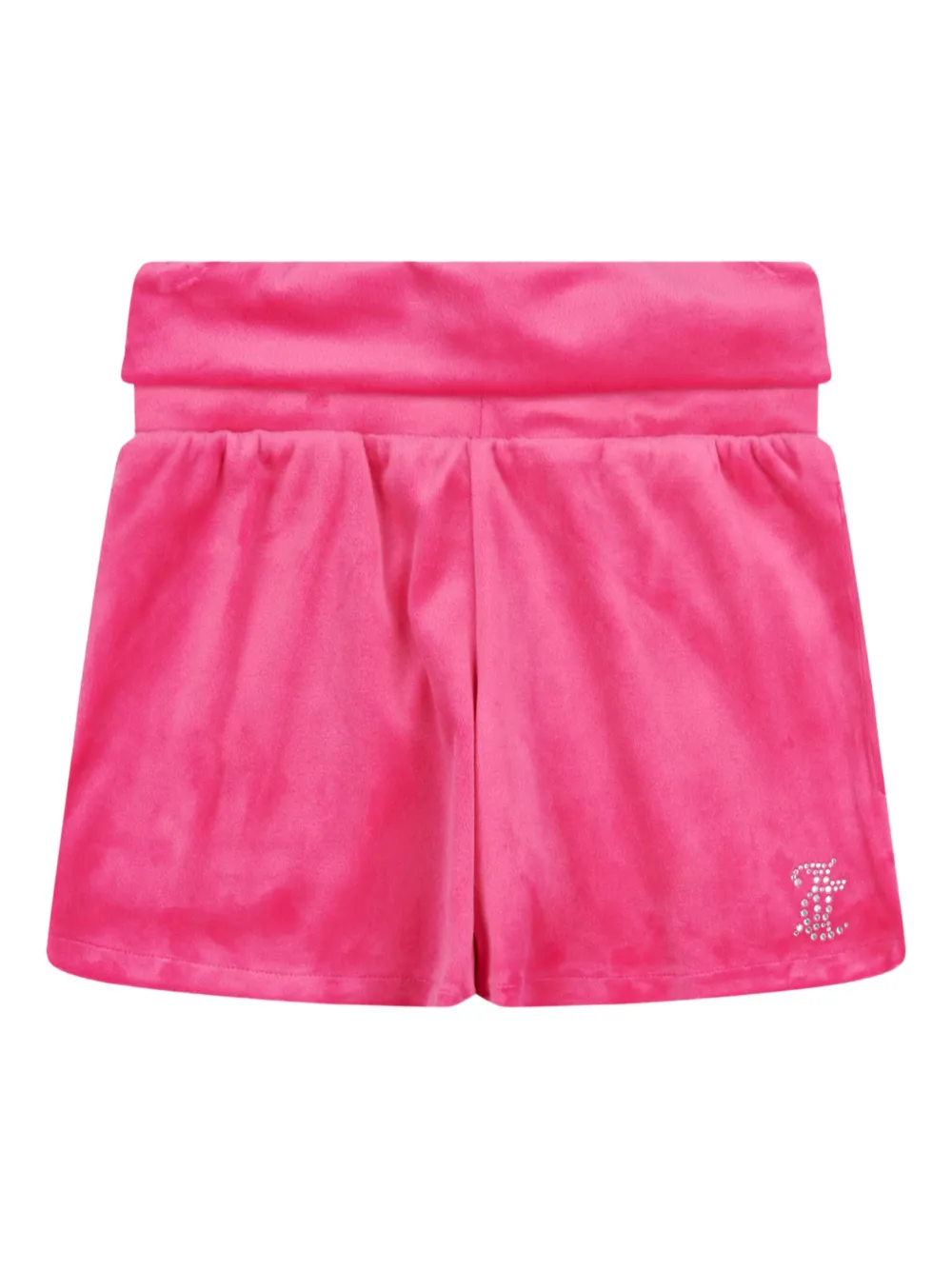 JUICY COUTURE LOGO-STUDDED SHORTS