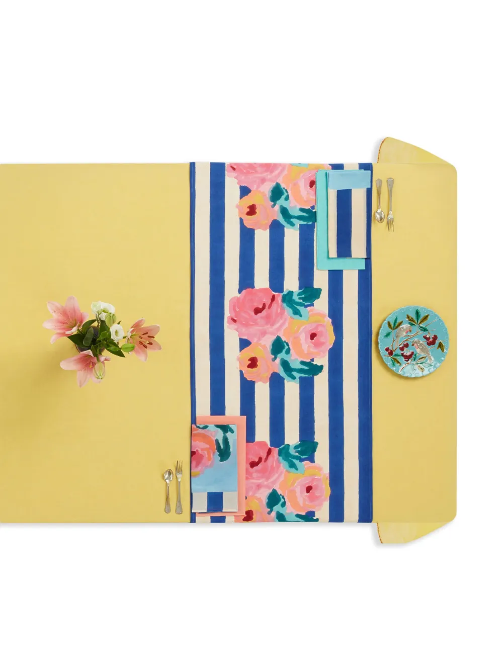 Lisa Corti Nizam striped table runner | Tableware | Image 2