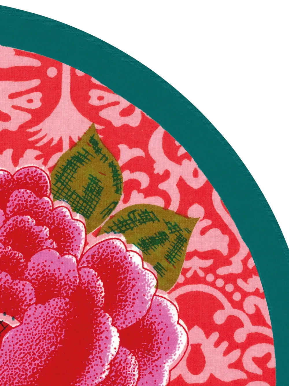 Lisa Corti Table Linens Coral Uni In Pattern