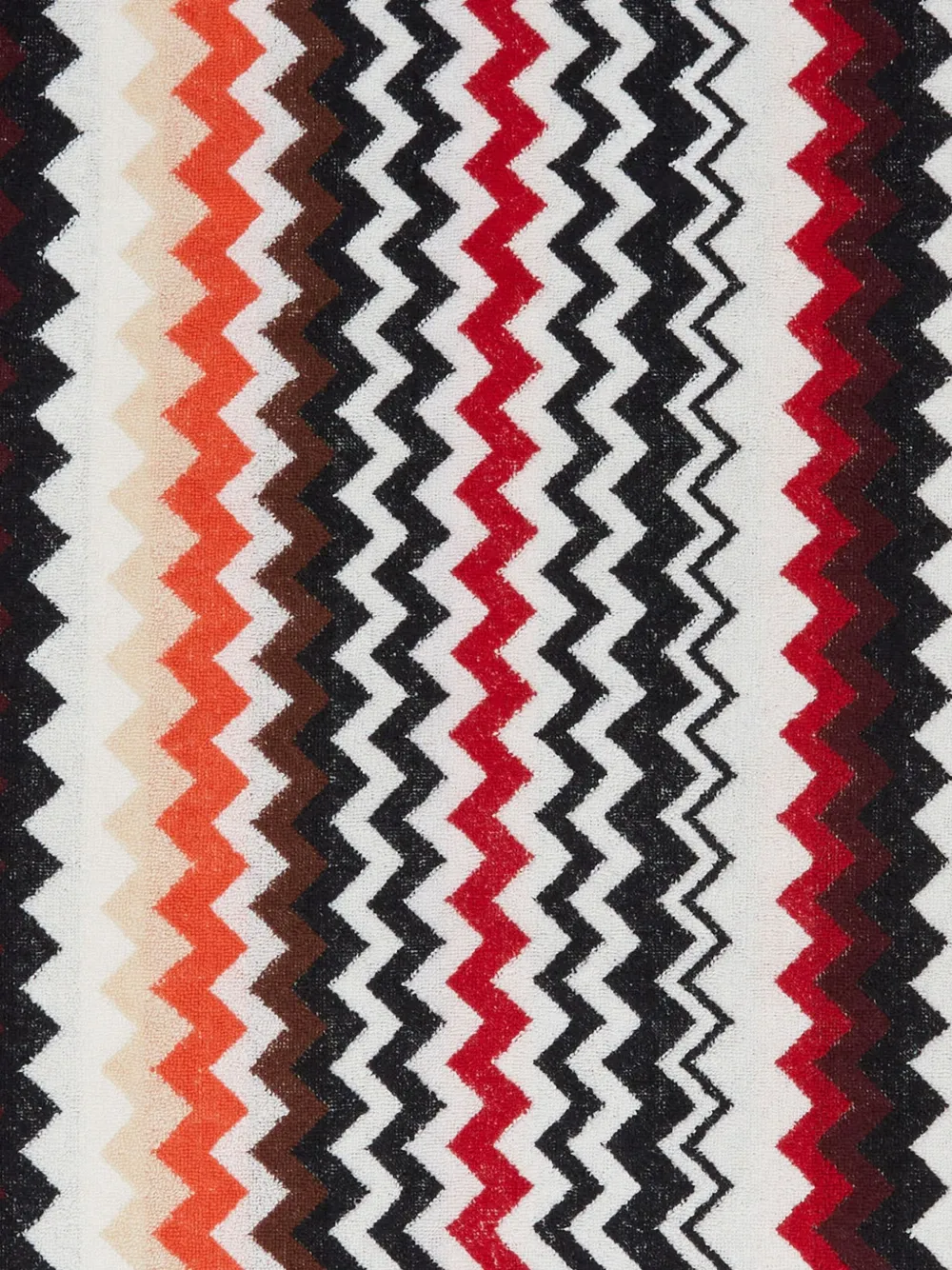 MISSONI BEST ZIGZAG-PATTERNED BEACH TOWEL