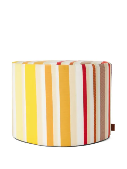 Missoni Home Biarritz striped upholstery pouffe