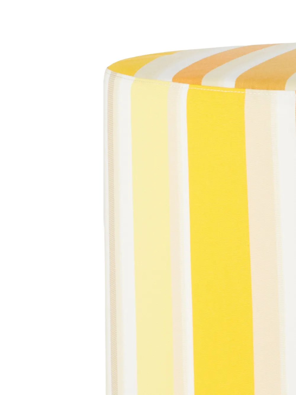  Missoni Home Biarritz Striped Upholstery Pouffe - White 