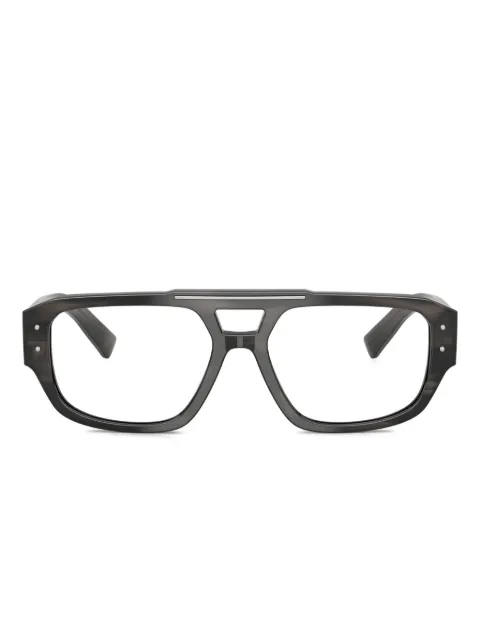 Dolce & Gabbana Eyewear Brille mit doppeltem Steg