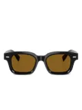 Brunello Cucinelli square-frame sunglasses - Black