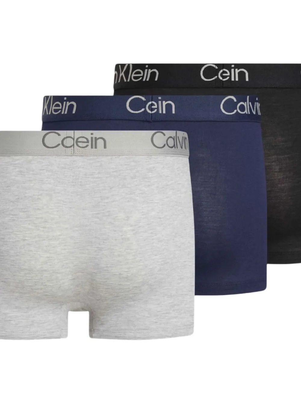 Calvin Klein Drie boxershorts met logoband Grijs