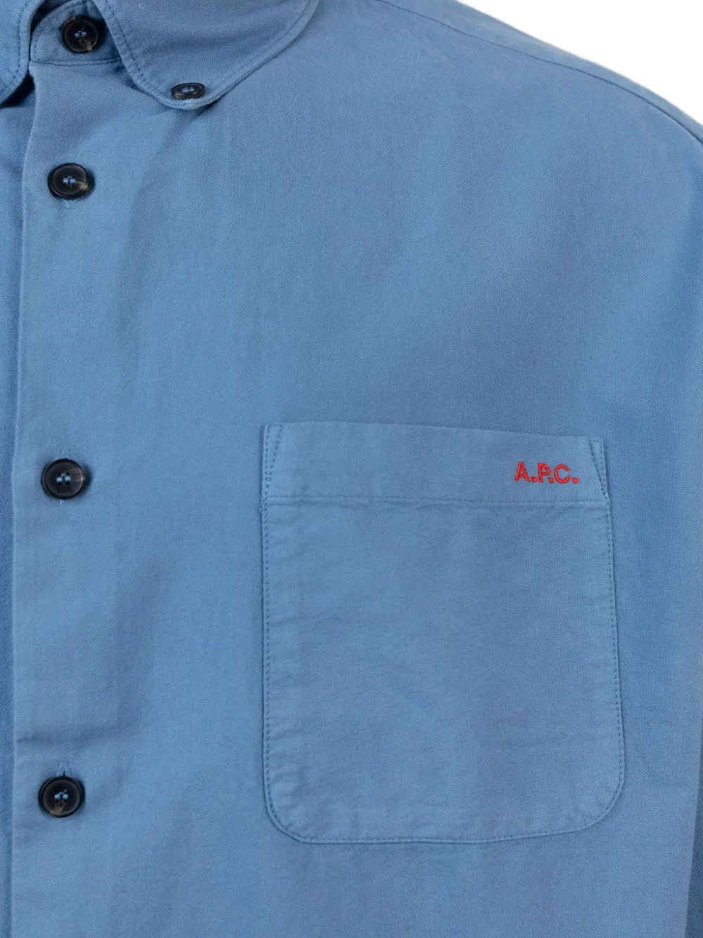 A.P.C. Camicia in cotone con logo | Camicie | Image 3