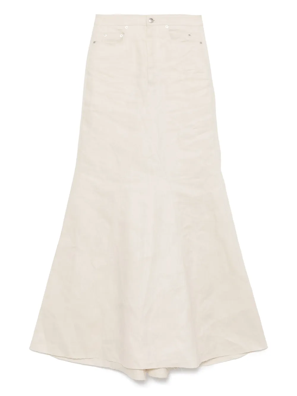 Rick Owens Godet maxi-rok Beige