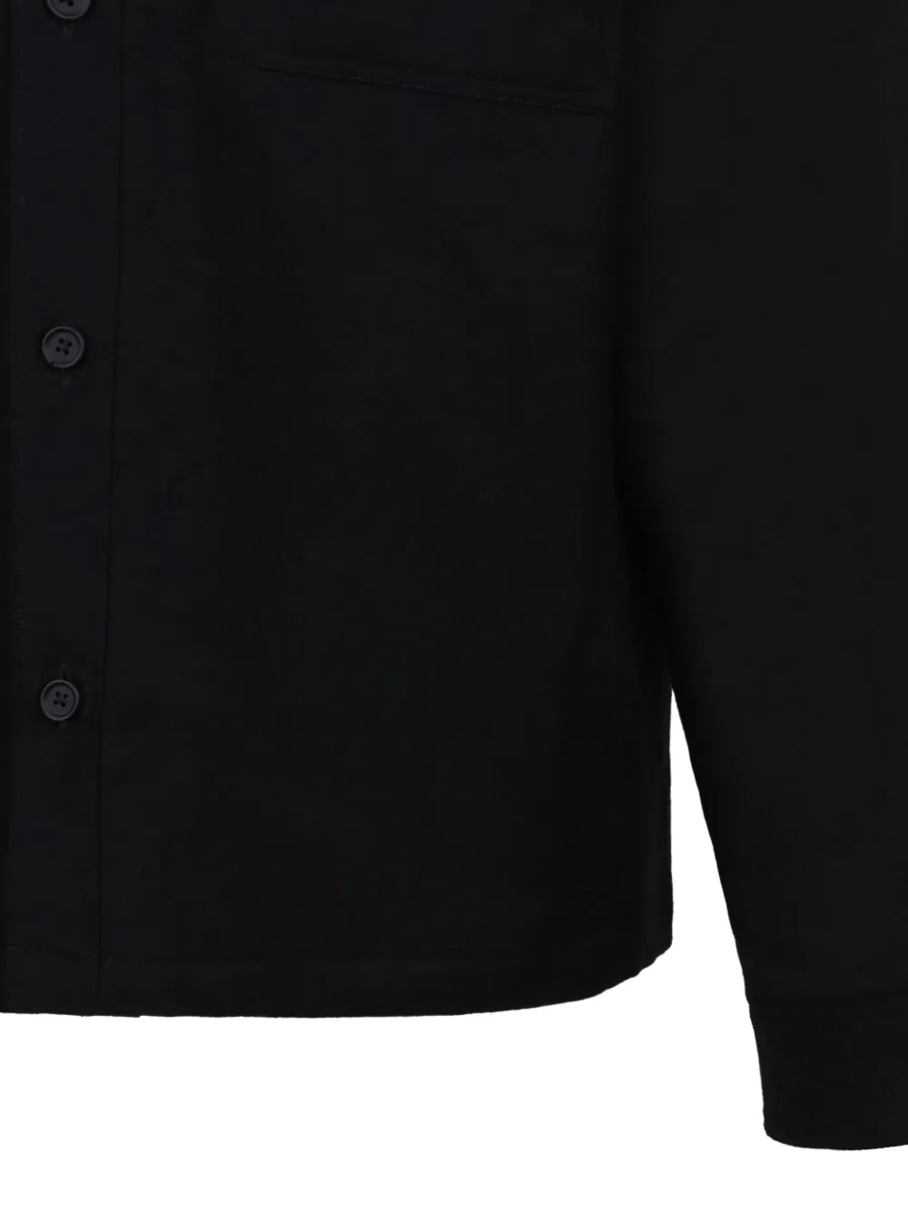 Zegna Wollen overhemd Zwart