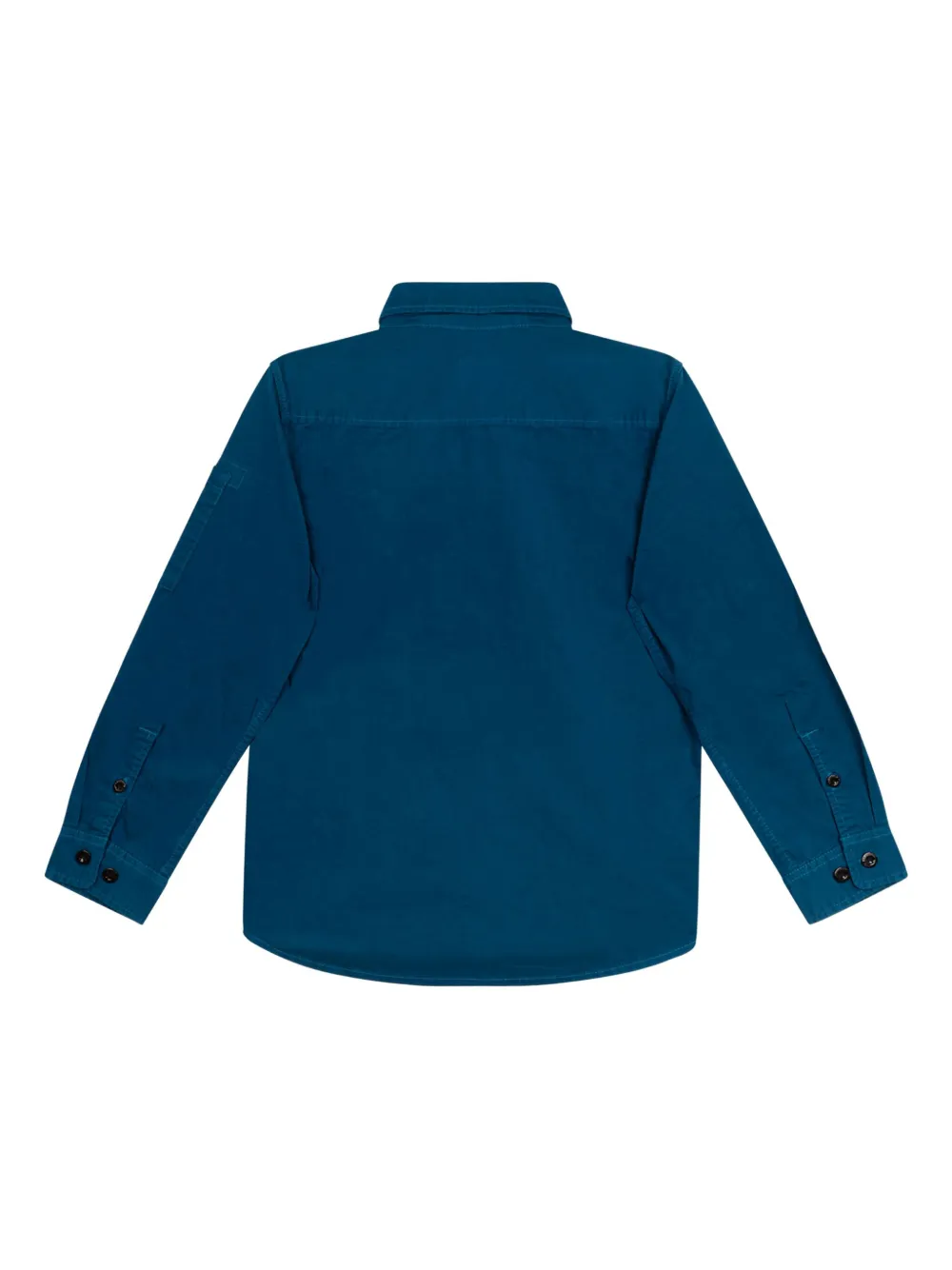 C.P. Company Kids Shirt met Lens-detail Blauw