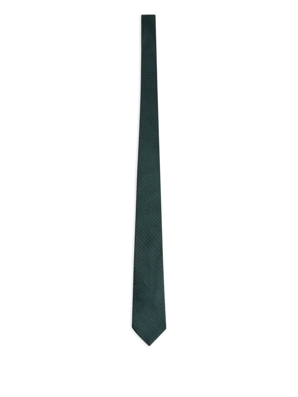 FURSAC Stropdas met geometrisch patroon Groen