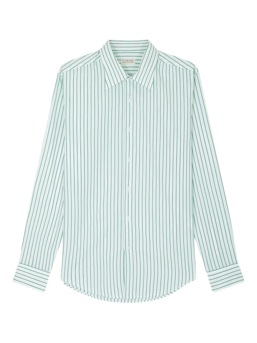 FURSAC striped cotton shirt Wit