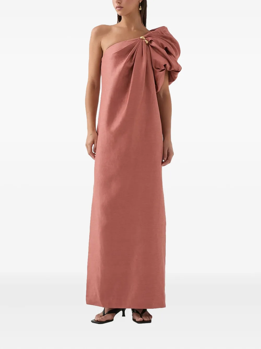 Aje Mina one-shoulder draped gown | Evening Dresses | Image 2
