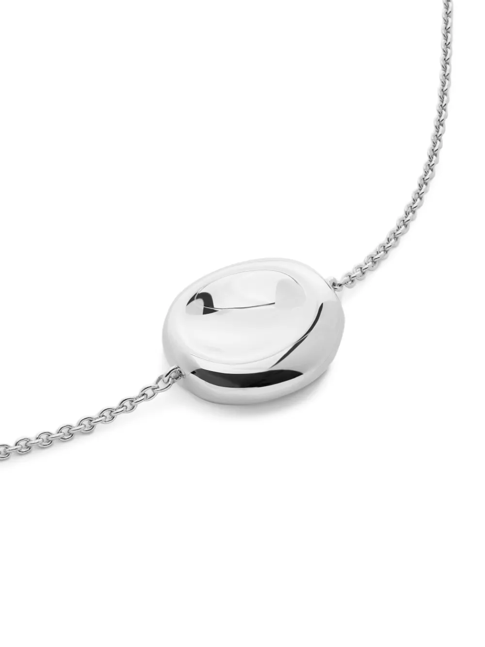 Monica Vinader Sterling Silver Aria Chain Bracelet In Metallic