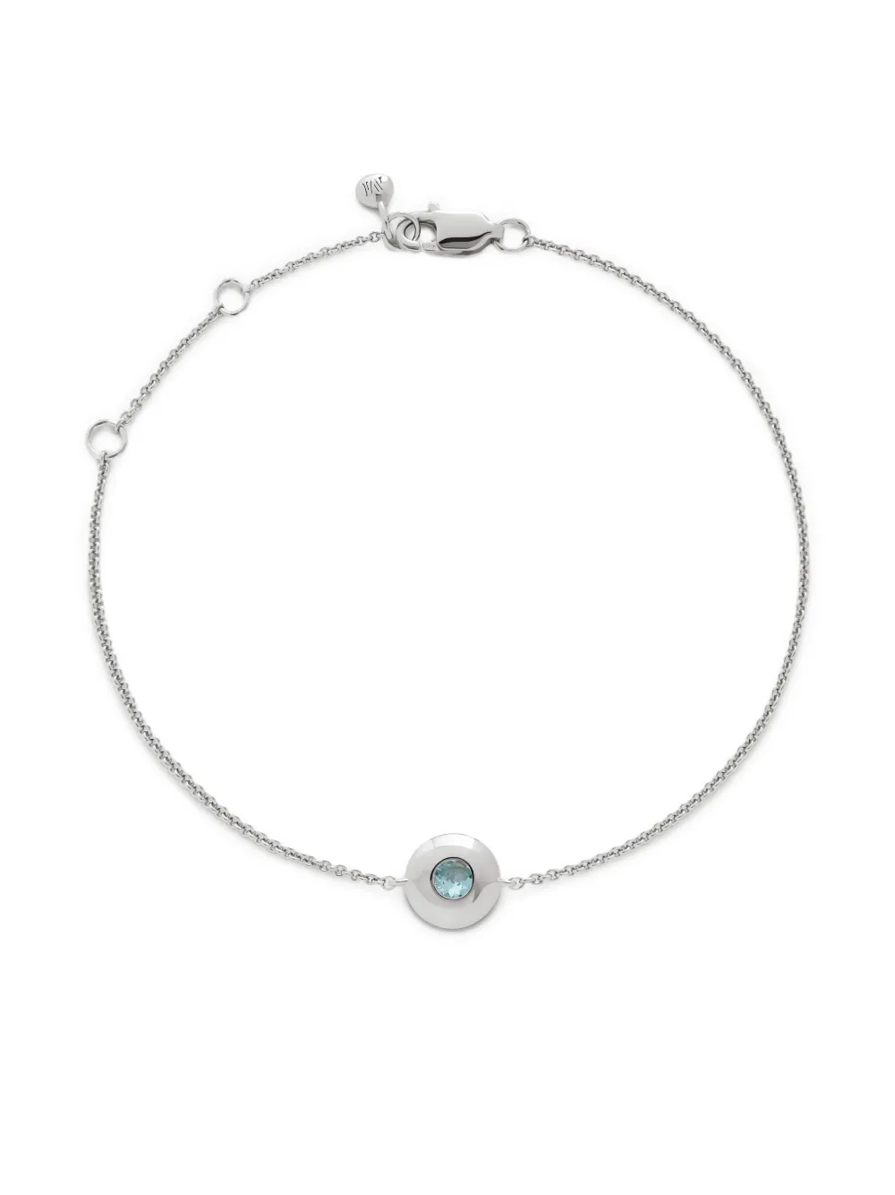 Monica Vinader pulsera March Birthstone | plateado | Image 1