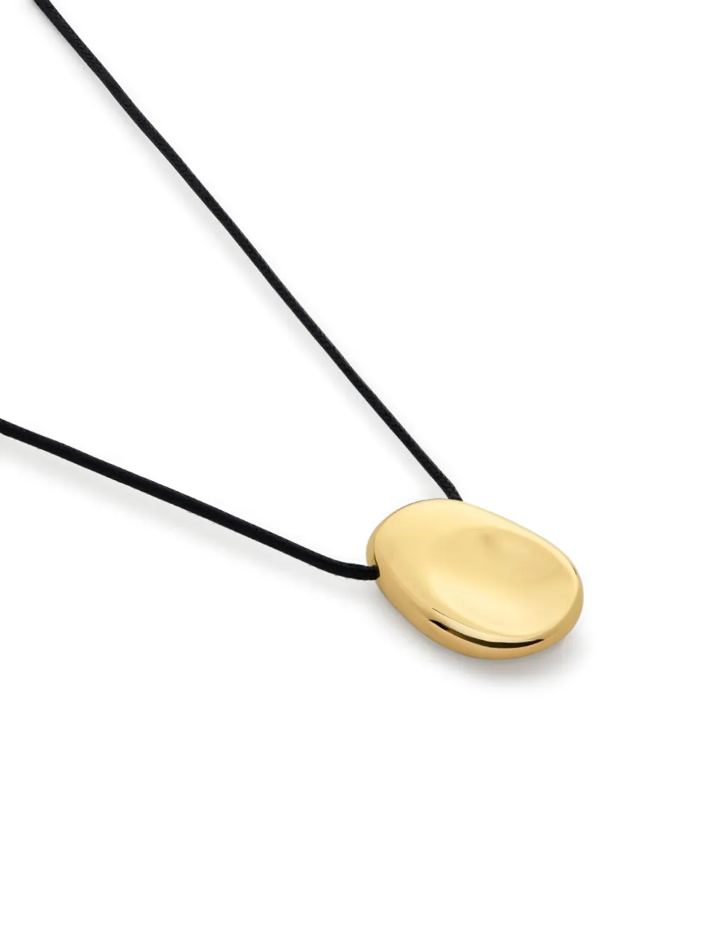 Monica Vinader Womens Aria Cord 18ct Yellow Gold Vermeil Necklac In Gold