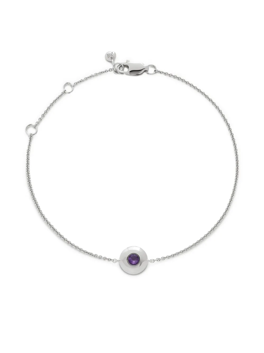 Monica Vinader February Birthstone bracelet | Silver | Image 1