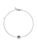 Monica Vinader February Birthstone bracelet - Silver