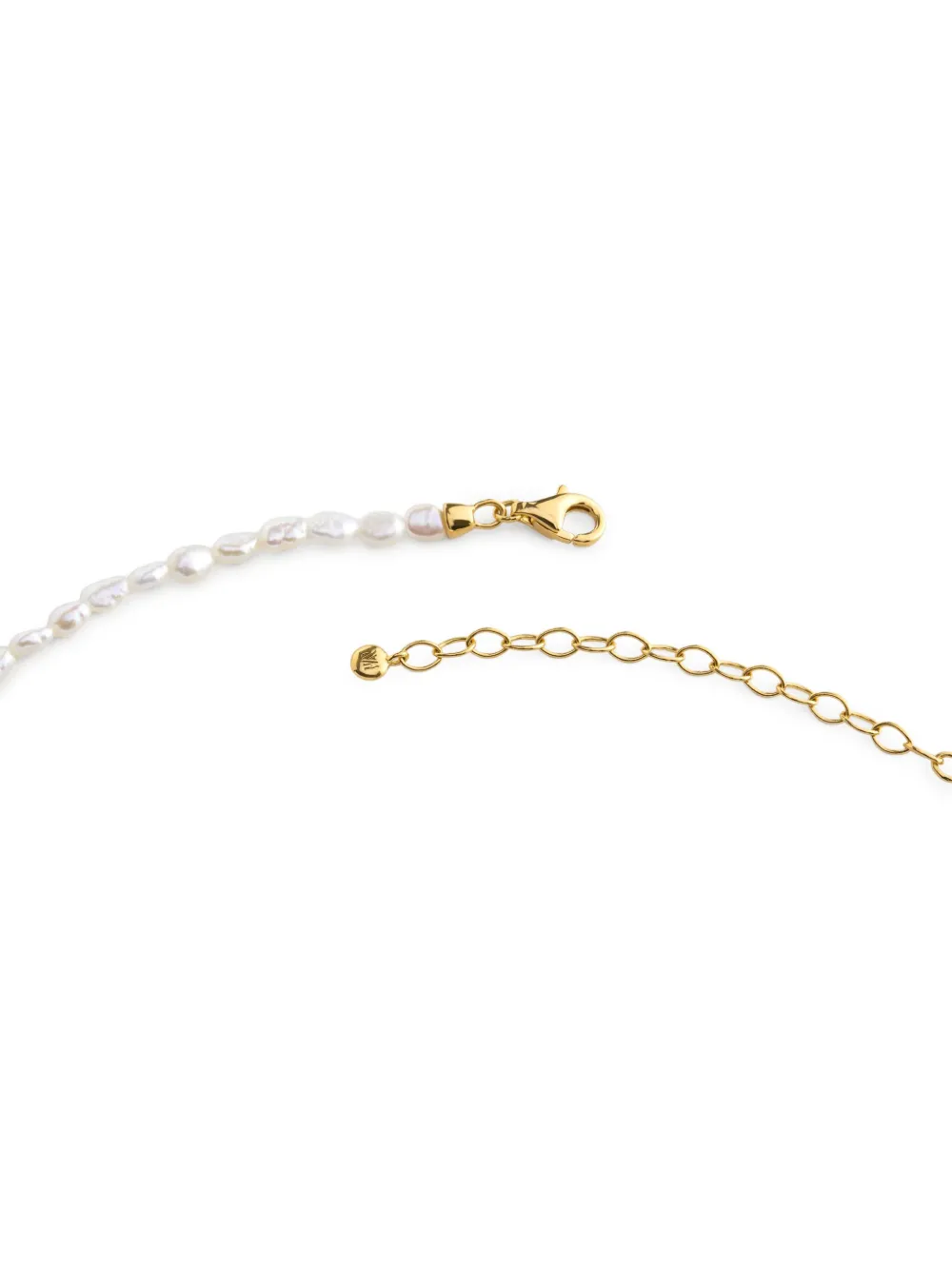 Monica Vinader Capri keshi pearl gold-plated necklace - ゴールドトーン Monica Vinader Capri keshi pearl gold-plated necklace - ゴールドトーン